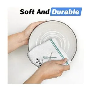 Artoid Mode Coffee Kitchen Ware Quote Juego de 4 toallas_5