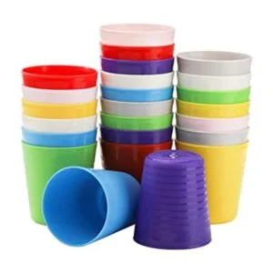 Frcctre Paquete de 24 vasos de plástico para beber vasos_1