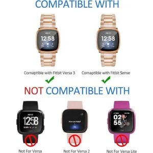 Maxjoy Compatible con correas Fitbit SenseVersa 3 correa_3
