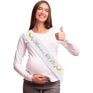 Paquete de banda para baby shower Momma To Be y Daddy_4