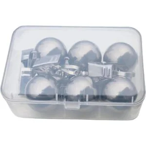 Paquete de 6 pesas pesadas para mantel bolas de acero_6