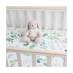 Juego de sábanas para cuna de algodón de jersey ajustable_7