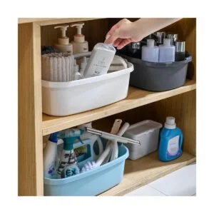 Haundry Organizador grande de suministros de limpieza con_6