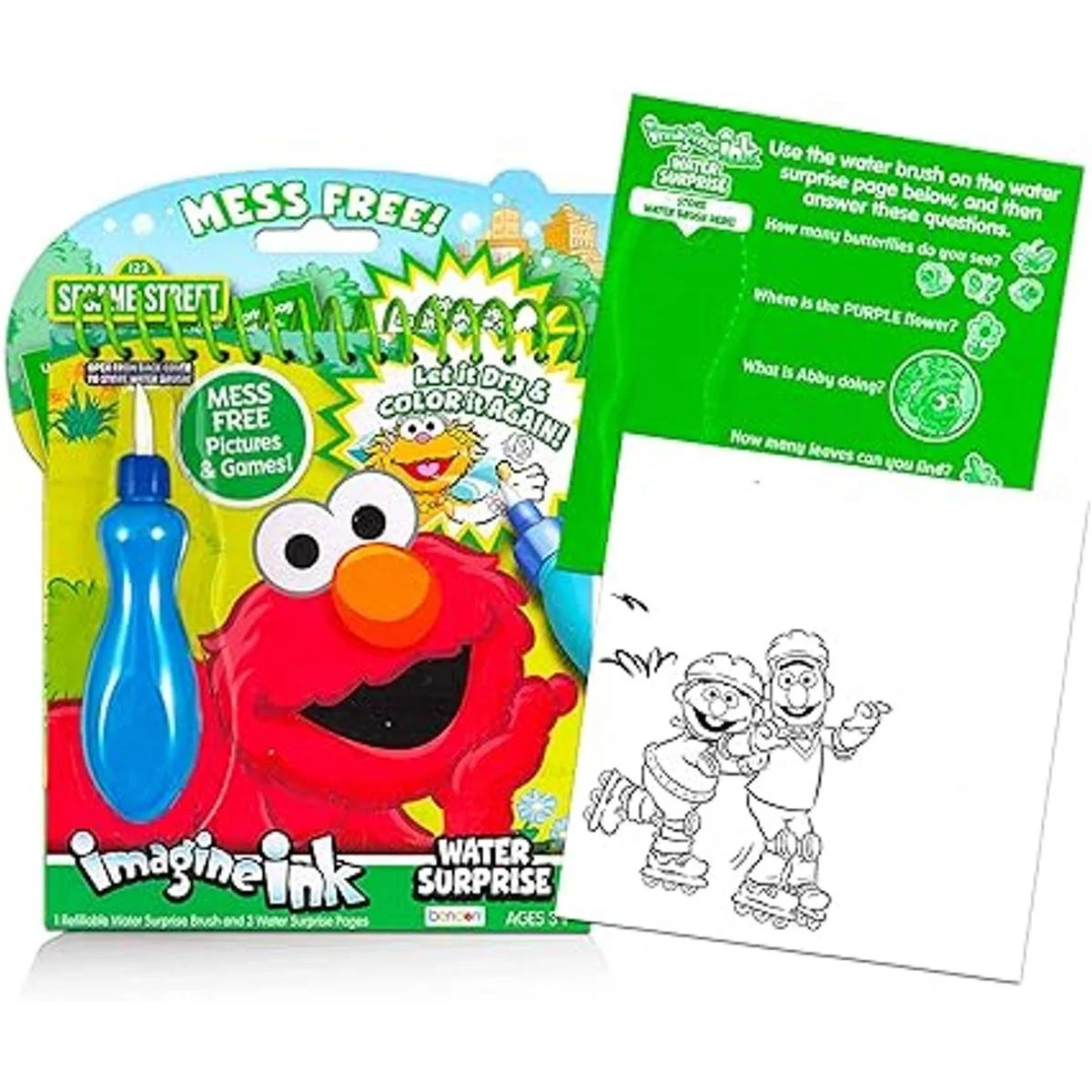 Imagine Ink Juego de libros de pintura al agua para niños_3