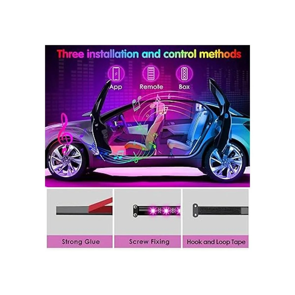 Keepsmile Luces interiores para automóvil accesorios_5