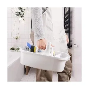 Haundry Organizador grande de suministros de limpieza con_3