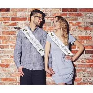 Paquete de banda para baby shower Momma To Be y Daddy_2