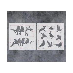 GSS Designs Plantillas de ramas de árbol de pájaros_5