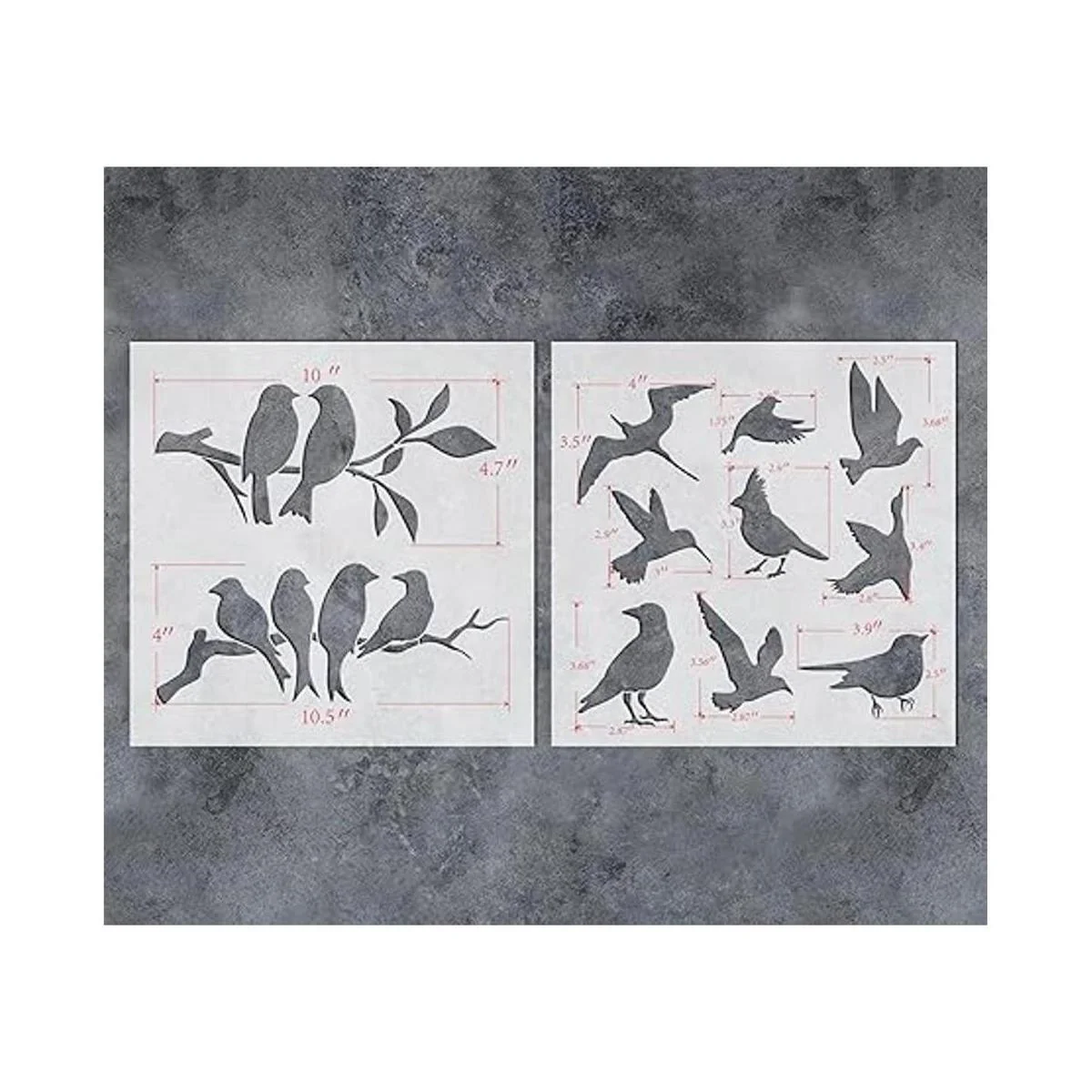 GSS Designs Plantillas de ramas de árbol de pájaros_5