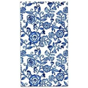 100 servilletas de invitados florales azules toallas de_1