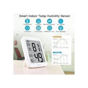 TXL Higrómetro digital grande para interiores con medidor_2