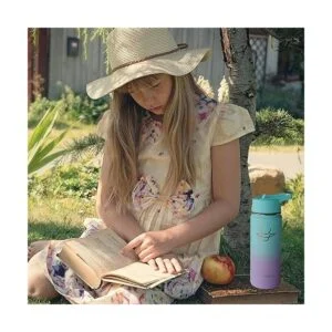 STACEGEELE Botella de agua aislada al vacío para niños con_6