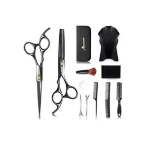 Set de tijeras de corte de pelo Aszwor Kit de tijeras de_1
