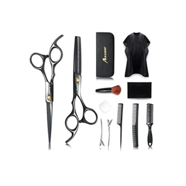 Set de tijeras de corte de pelo Aszwor Kit de tijeras de_1
