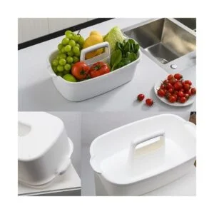 Haundry Organizador grande de suministros de limpieza con_4