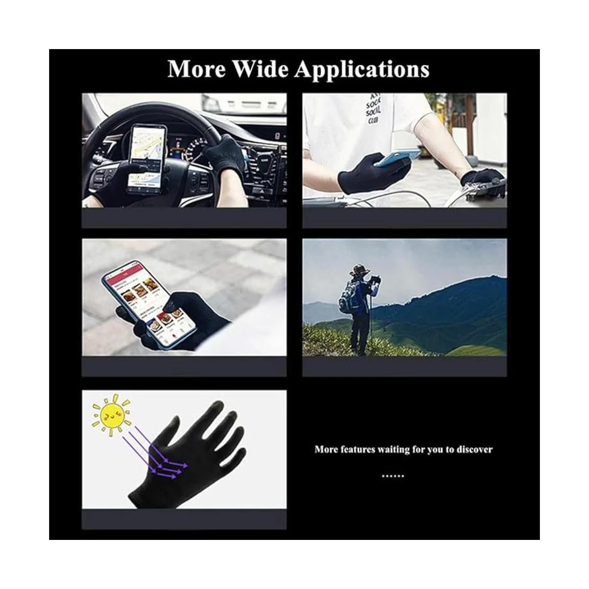 Rakizbe Guantes de juegos para control de juegos móviles_6