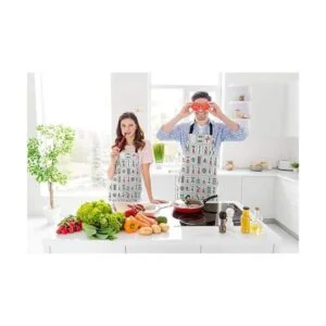 Beabes MaJiang Azulejos Chef Delantal de 26.8 in x 30.7 in_2