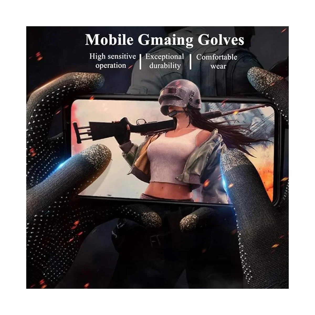 Rakizbe Guantes de juegos para control de juegos móviles_2