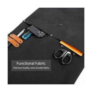 RosieLily Delantal de chef para hombres negro delantal con_5