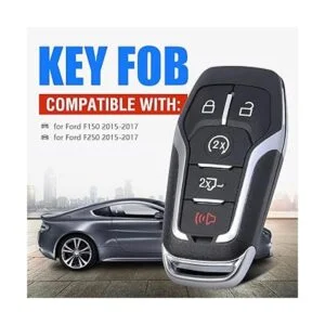 Keymall Carcasa para llavero remoto para Ford F150F250_2