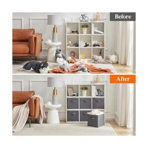 Lifewit Cubos de almacenamiento plegables de 11 pulgadas_6