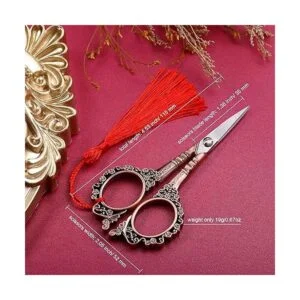 5 pares de tijeras vintage estilo europeo acero inoxidable_4