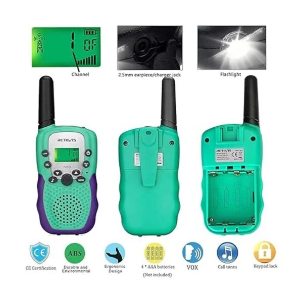Retevis RA18 Walkie Talkies para niños walkie talkie de_3