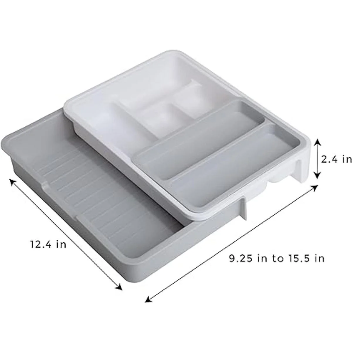 Smart Design Organizador de cajones expandible de 7_3