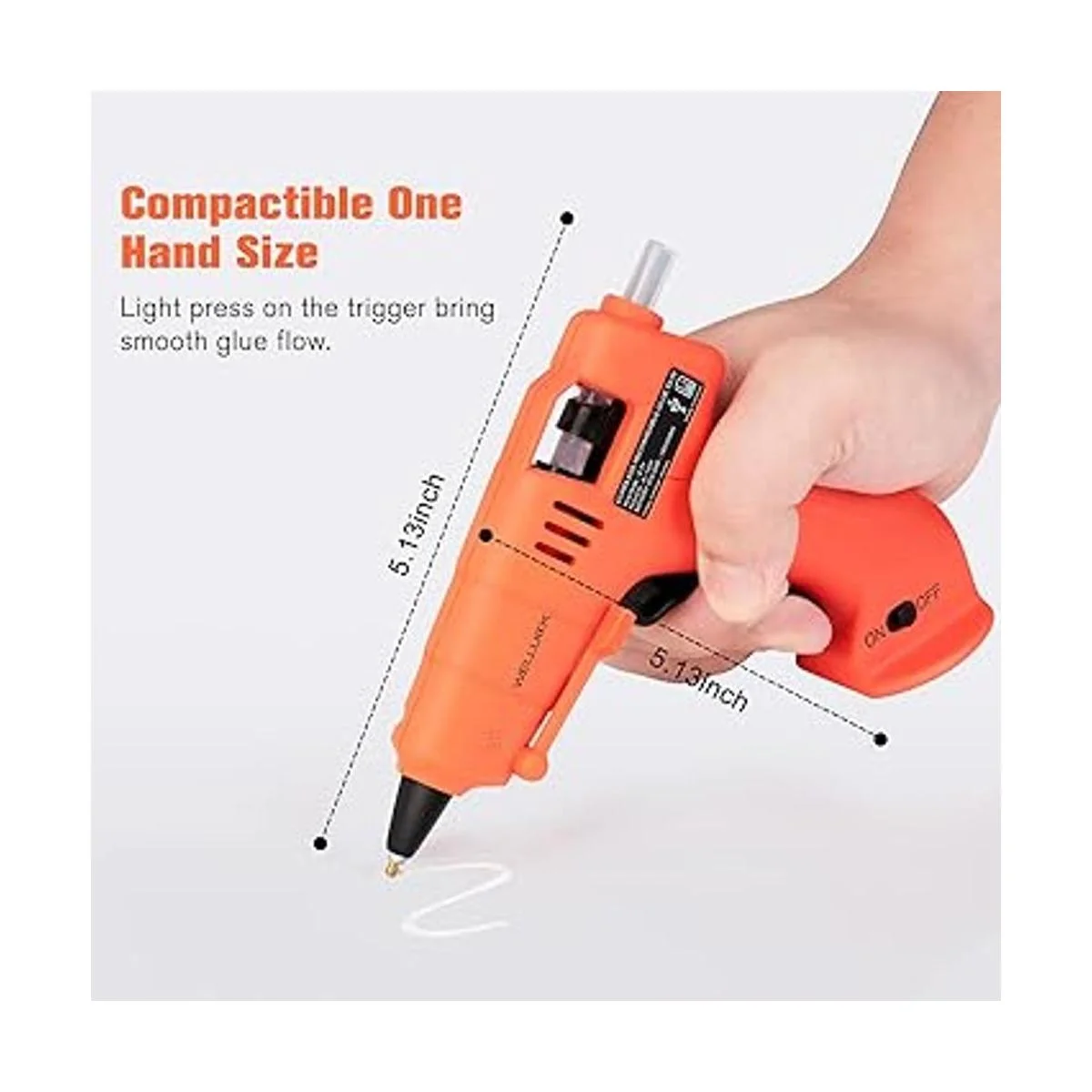 WELLUCK Mini de pegamento caliente inalámbrica_4