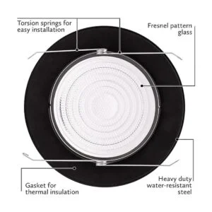 PROCURU Borde de ducha de metal de bronce aceitado de 6_2