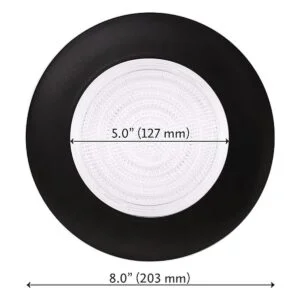 PROCURU Borde de ducha de metal de bronce aceitado de 6_3