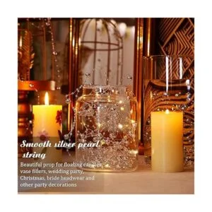 Cadena de perlas de 157 pies con 24 cuerdas para velas_3