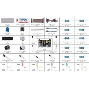 BOJACK Kit de diversión de componentes electrónicos de 37_3