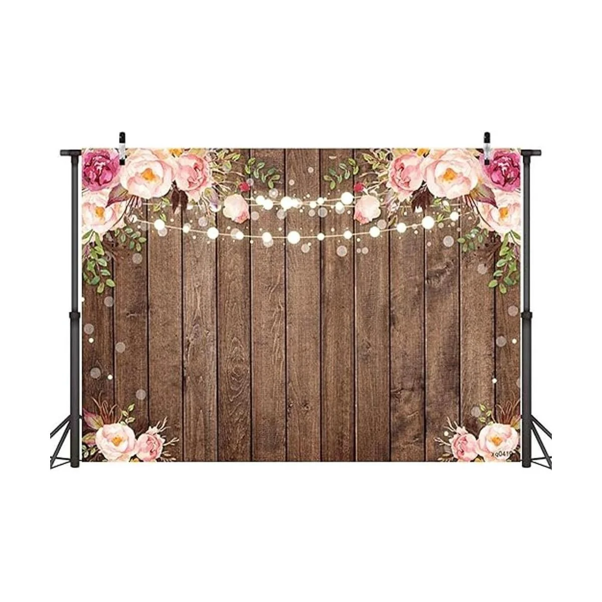 Sensfun Fondo floral de madera rústica de 7 x 5 pies para_2