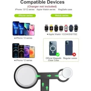 EWA Magsafe Soporte de carga 2 en 1 aleación de_4