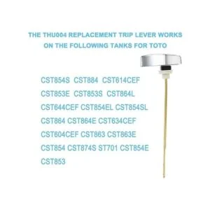 Palanca de tanque empotrada compatible con TOTOTOTHU004CP_3