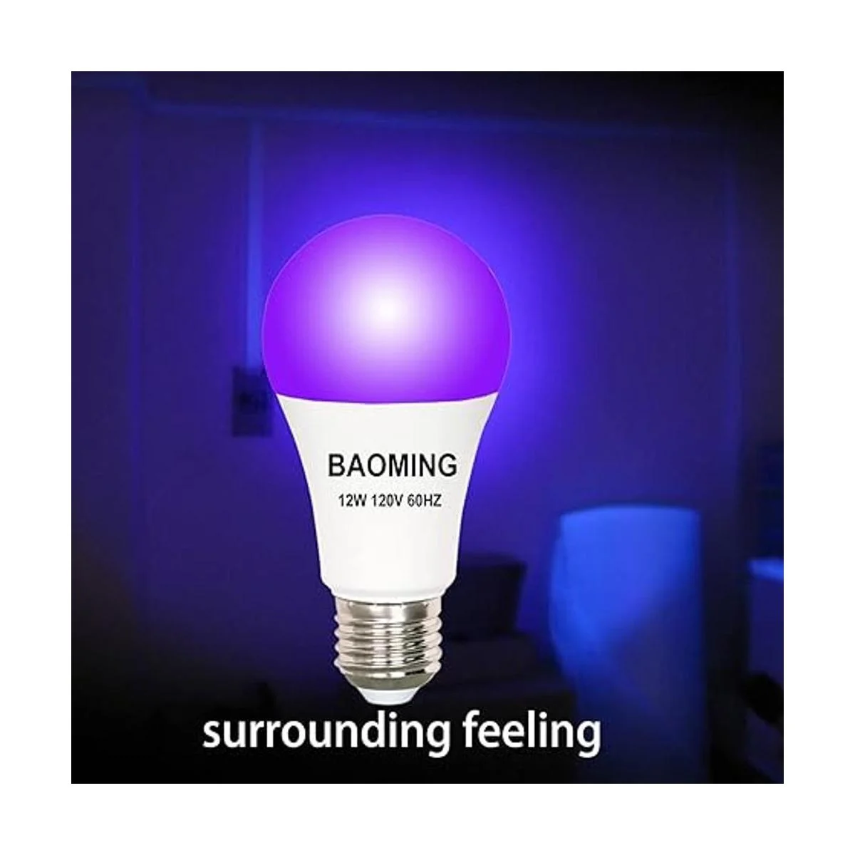 BAOMING Bombilla LED negra A19 de 12 W equivalente a 100_3