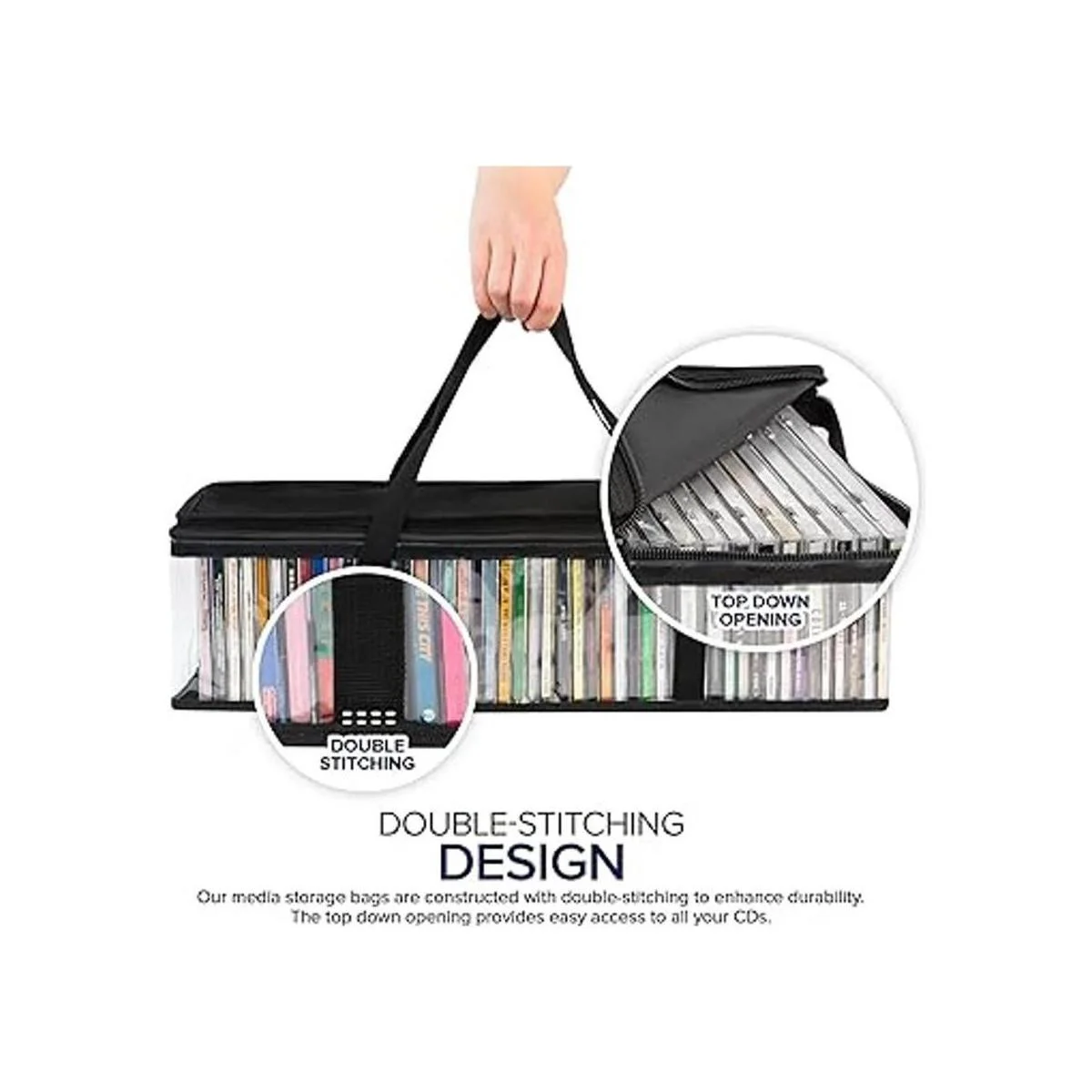 Bolsas de almacenamiento para CD paquete de 2_4