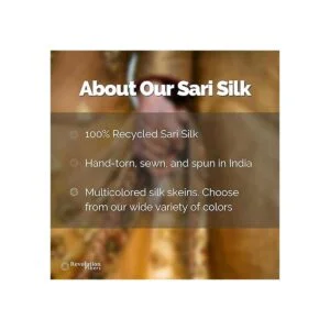 Revolution Fibers Hilo de cinta de seda 100 reciclado de_2