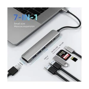 WALNEW Hub USB C adaptador USB C MacBook Pro Hub 7 en 1_2