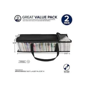 Bolsas de almacenamiento para CD paquete de 2_3
