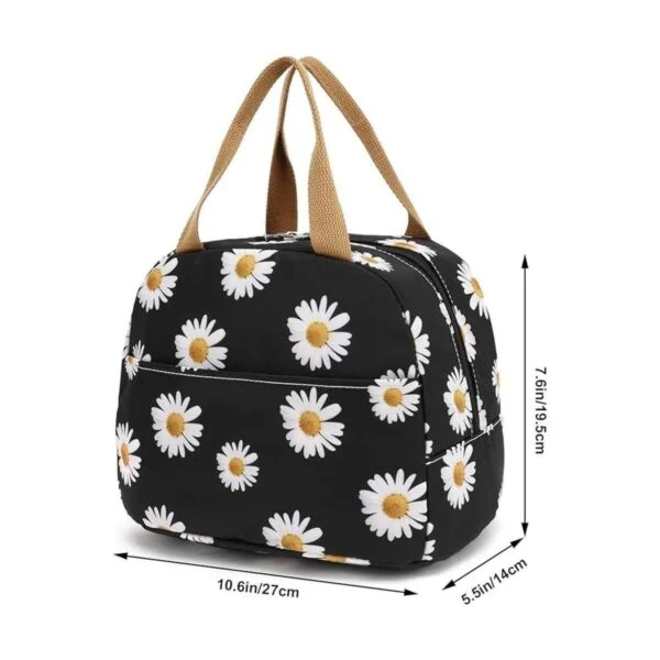 Bolsa de almuerzo floral para mujeres y niñas_6