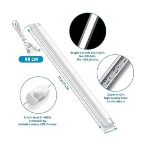 Litever Barra de iluminación LED para debajo del gabinete_3