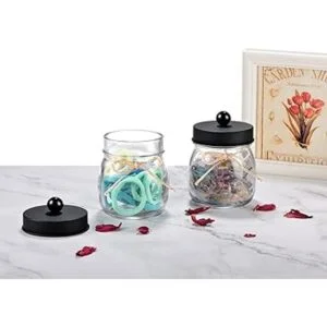 Tarros decorativos rústicos de granja de masón_4