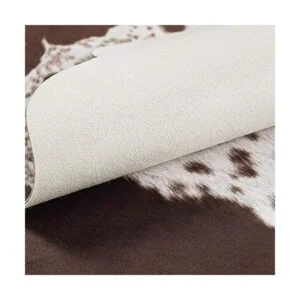 Rostyle Alfombra de piel de vaca sintética bonita_6