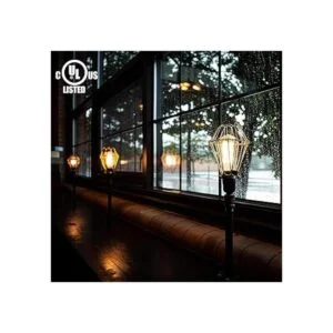 EDISHINE Sensor de luz de poste de lámpara de 120 V_7