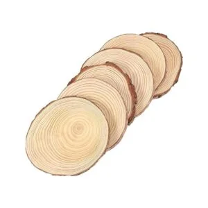 KOHAND 30 piezas de rebanadas de madera de 3.6 a 4_4