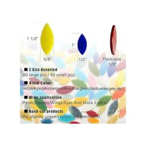 PALJOLLY 120 azulejos de mosaico de pétalos para_4