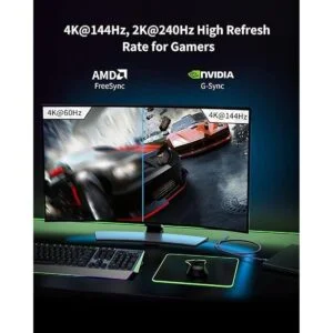 Silkland Cable USB C a DisplayPort 1.4 8K a 60Hz 4K a_2