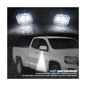 NDRUSH Lámpara LED de luz de charco de espejo lateral_3